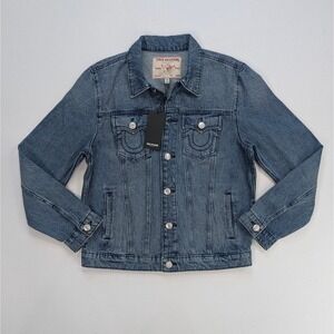 True Religion Jesse SN Trucker Jacket Medium NWT $159 Retail
